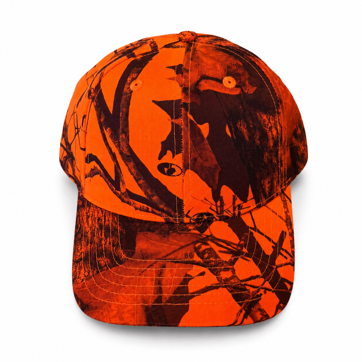 Blaze Orange Camo Hat