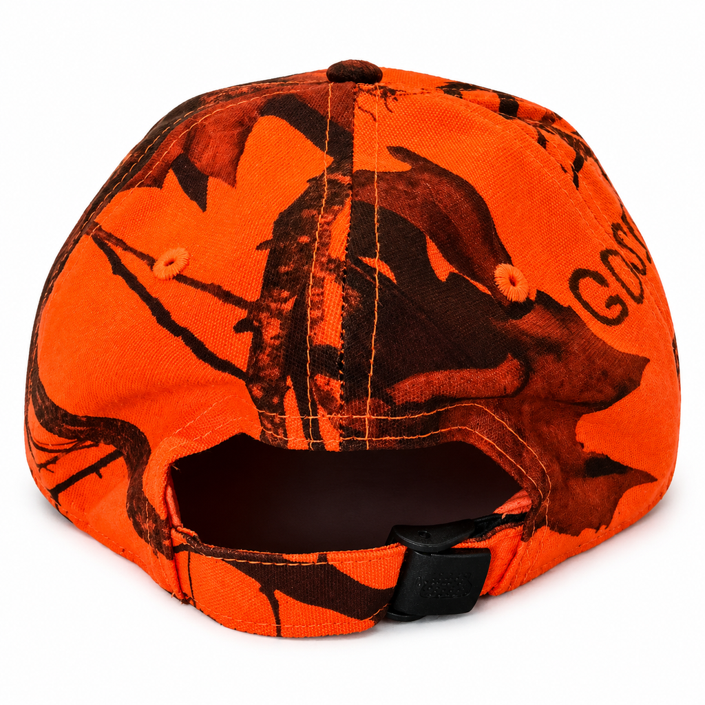 Blaze Orange Camo Hat